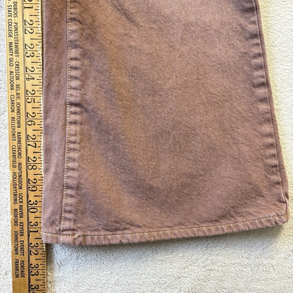 Pacsun Jeans Womens Sz 29 Mocha Brown Eco Low Rise 70's Flare - Picture 6 of 10